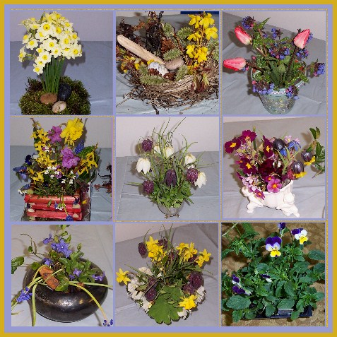 members spring floral arrangements